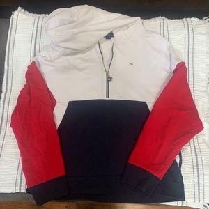 Vintage Tommy Hilfiger pullover- quarter zip- size medium